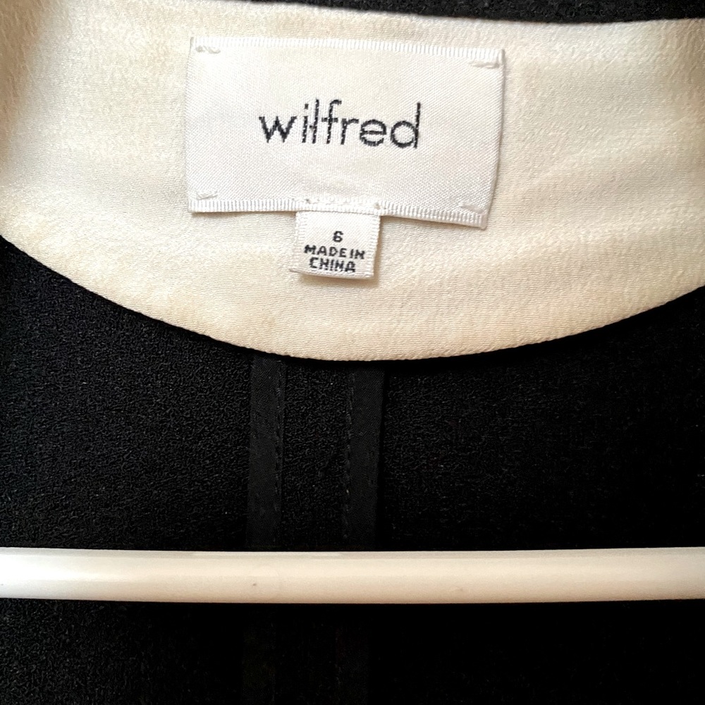 Wilfred Black Open-Front Blazer - Picture 3 of 6